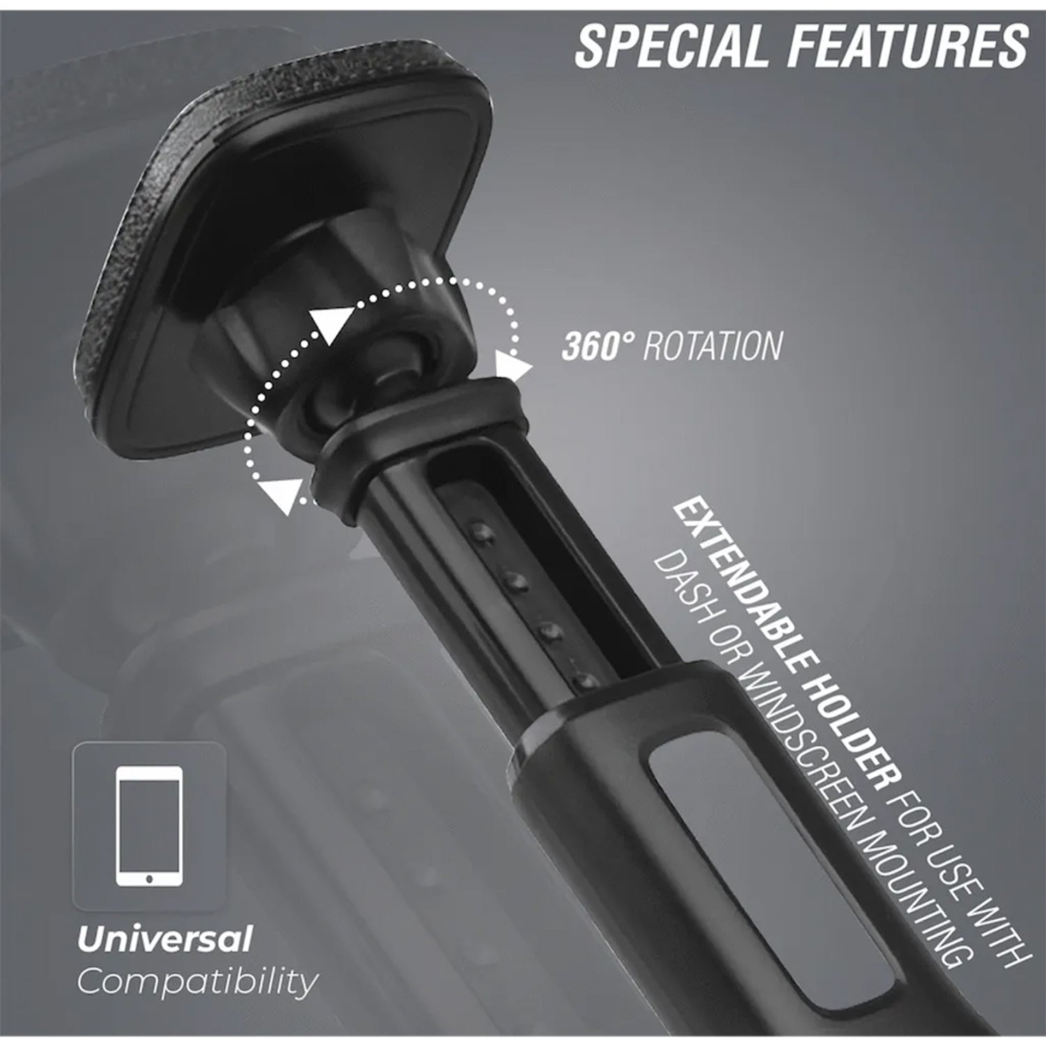 Volkano Hold Series Magnetic Extendable Phone Holder