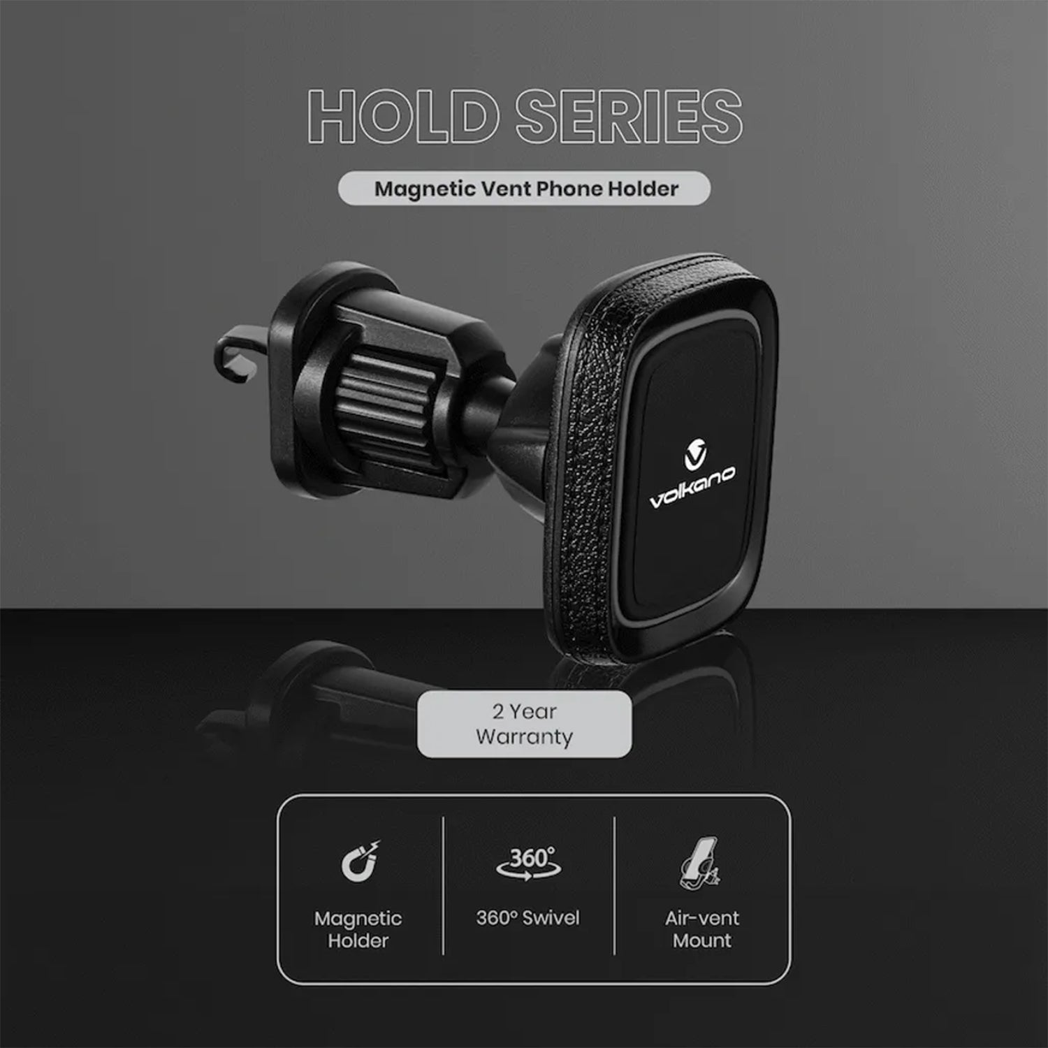 Volkano Hold Series Magnetic Vent Phone Holder
