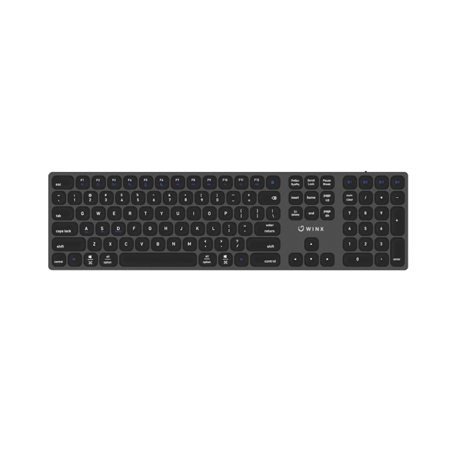 WINX ELITE Wireless and BT Keyboard