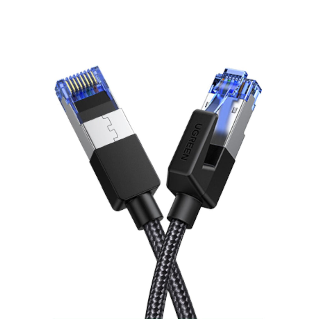 UGREEN Cat8 Nylon Braided Ethernet Cable – 40Gbps with Modular Plugs – 5m
