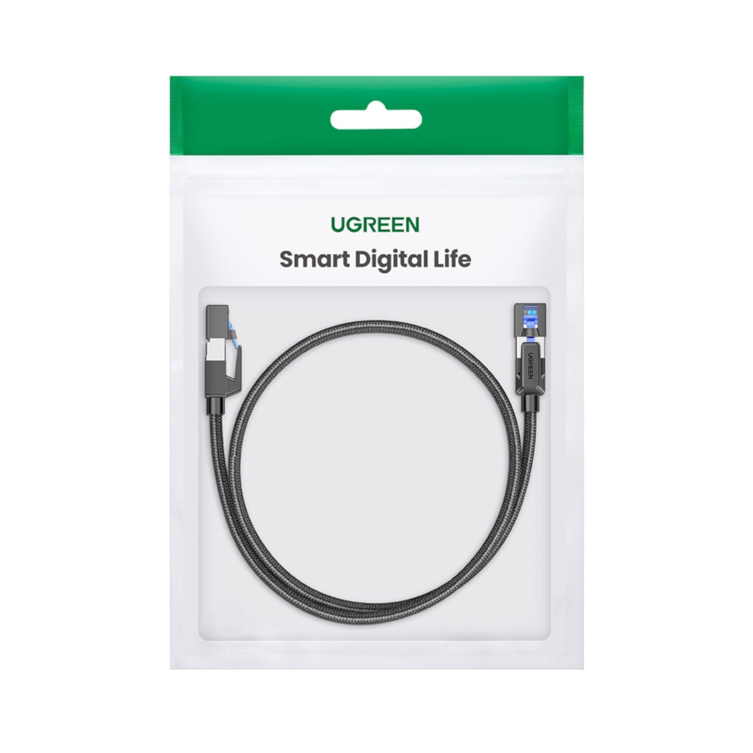 UGREEN Cat8 Nylon Braided Ethernet Cable – 40Gbps with Modular Plugs – 5m